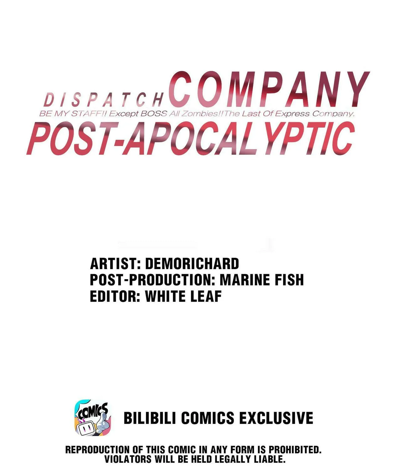 Post-Apocalyptic Dispatch Company Chapter 10 page 1 - 