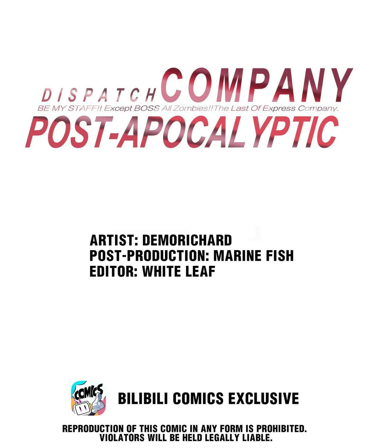 Post-Apocalyptic Dispatch Company Chapter 14 page 1 - 
