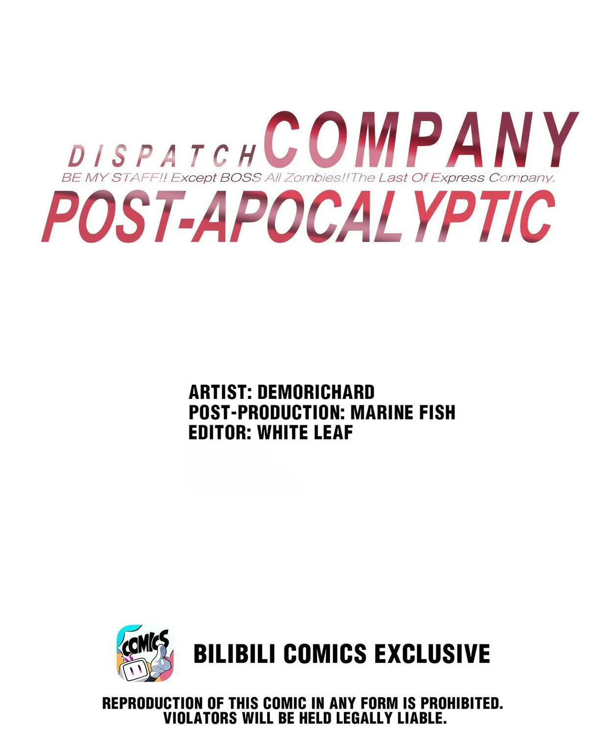 Post-Apocalyptic Dispatch Company Chapter 15 page 1 - 