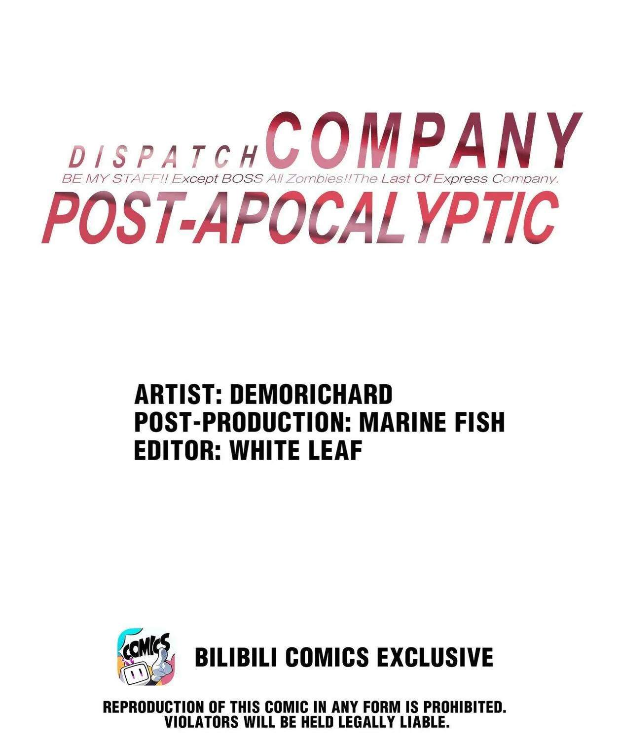 Post-Apocalyptic Dispatch Company Chapter 16 page 1 - 
