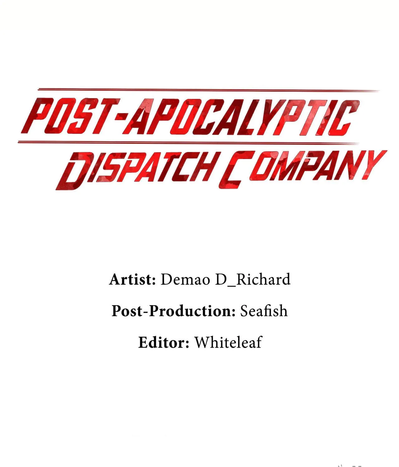 Post-Apocalyptic Dispatch Company Chapter 20 page 3 - 