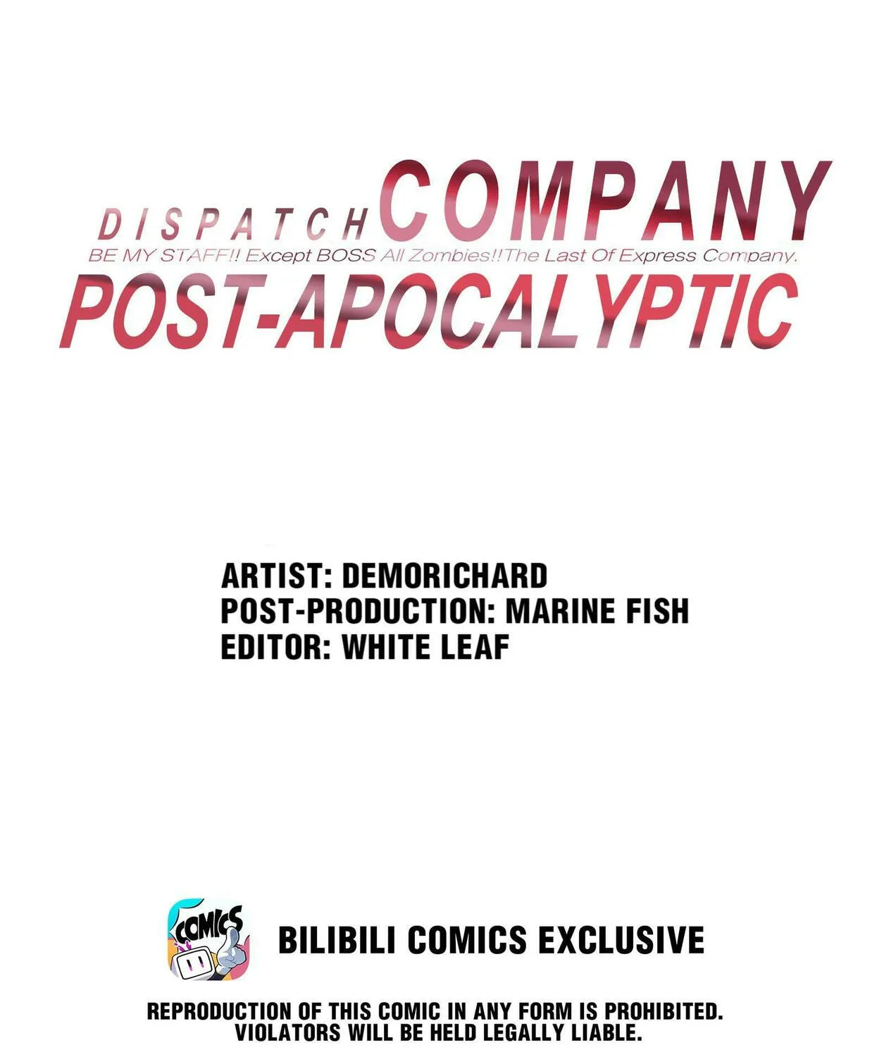 Post-Apocalyptic Dispatch Company Chapter 8 page 1 - 