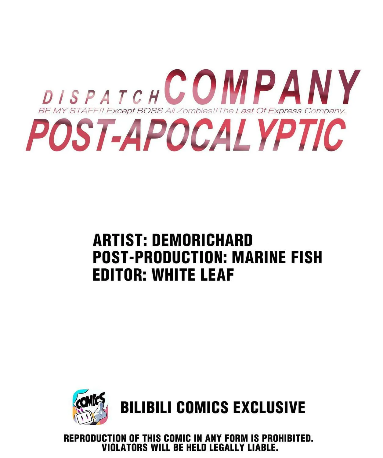 Post-Apocalyptic Dispatch Company Chapter 9 page 1 - 