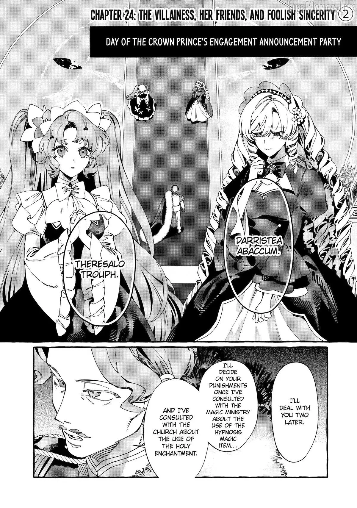 Proud to be the Villainess: I'm Doomed After Stealing my Half-Sister's Fiancé and Having Her Banished Chapter 24 page 1 - 