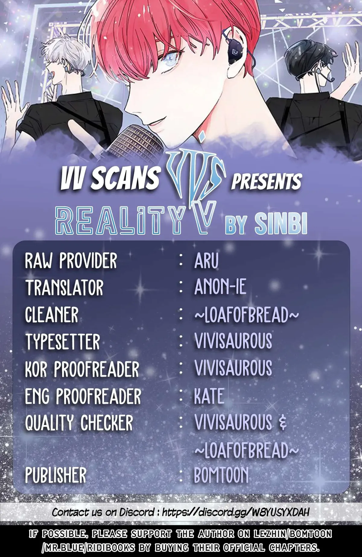 Reality V Chapter 16 page 1 - 