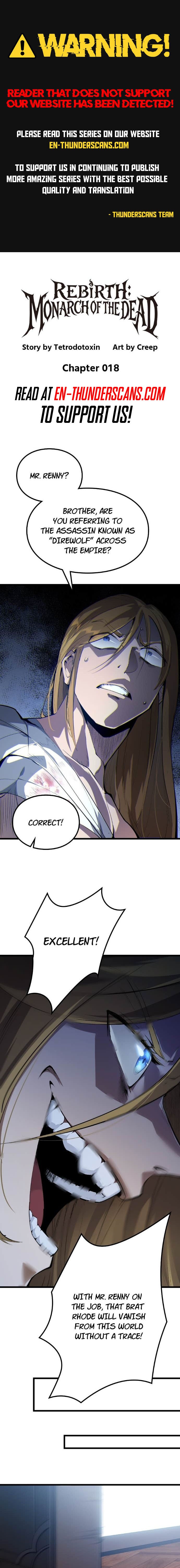 Rebirth:Monarch of the Dead Chapter 18 page 1 - 