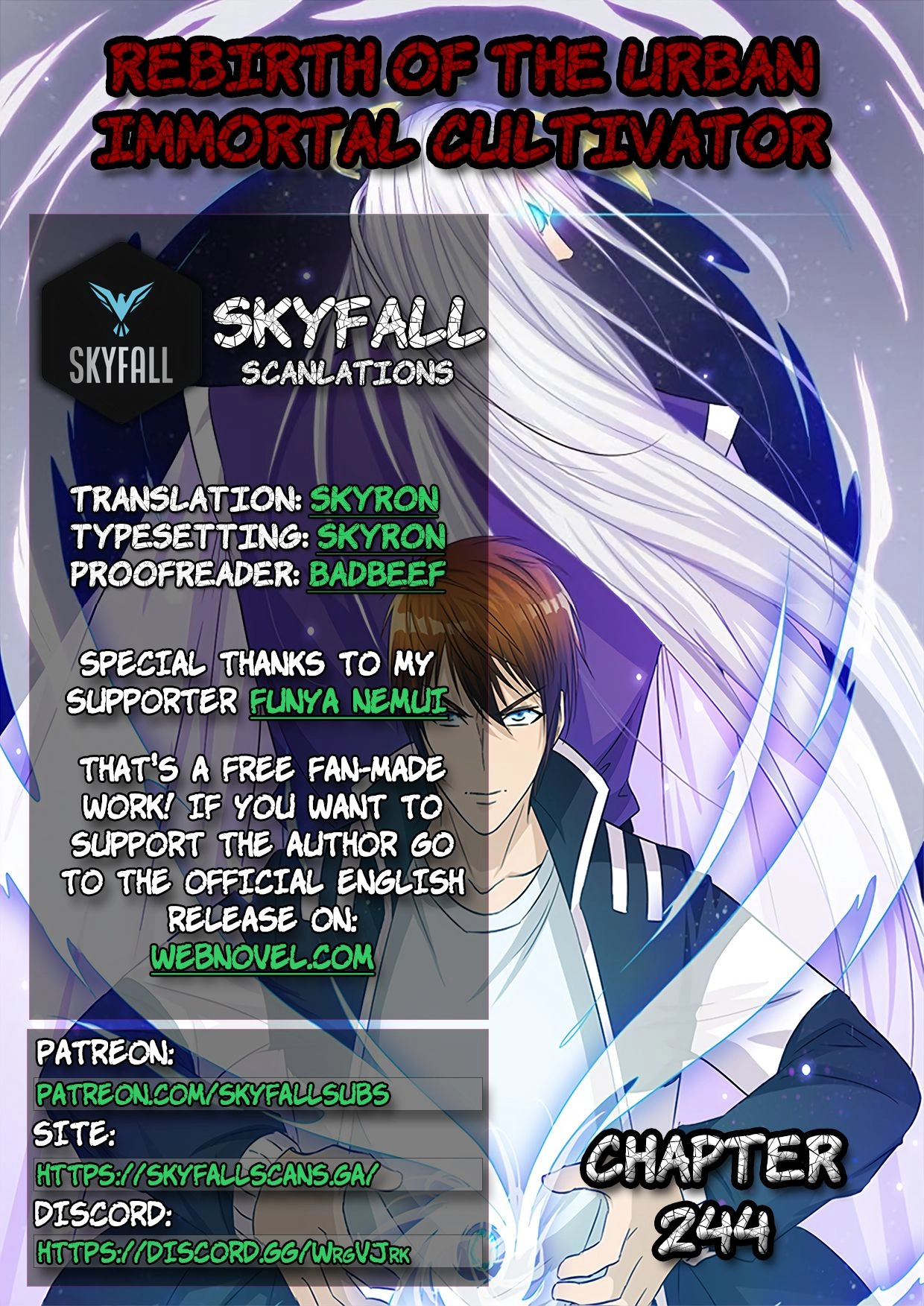 Rebirth of the Urban Immortal Cultivator Chapter 244 page 1 - 