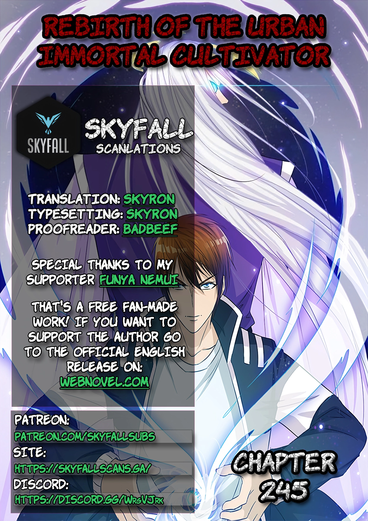 Rebirth of the Urban Immortal Cultivator Chapter 245 page 1 - 