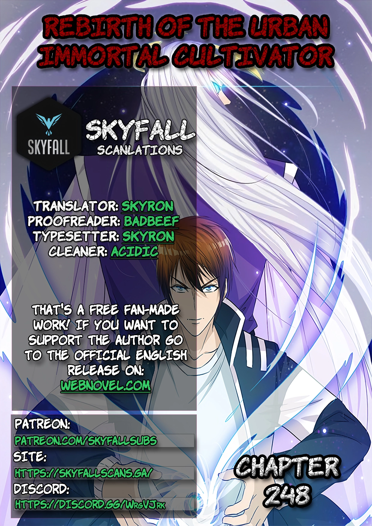 Rebirth of the Urban Immortal Cultivator Chapter 248 page 1 - 