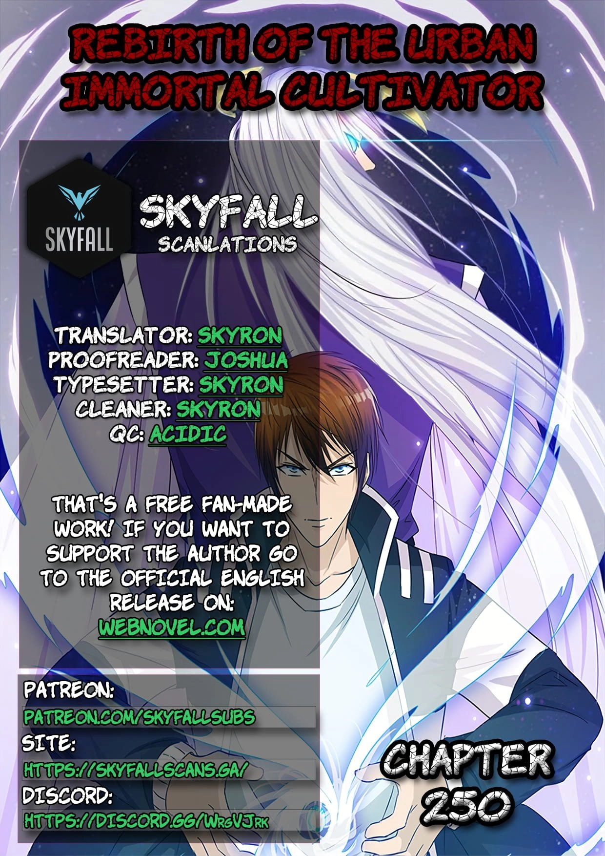 Rebirth of the Urban Immortal Cultivator Chapter 250 page 1 - 