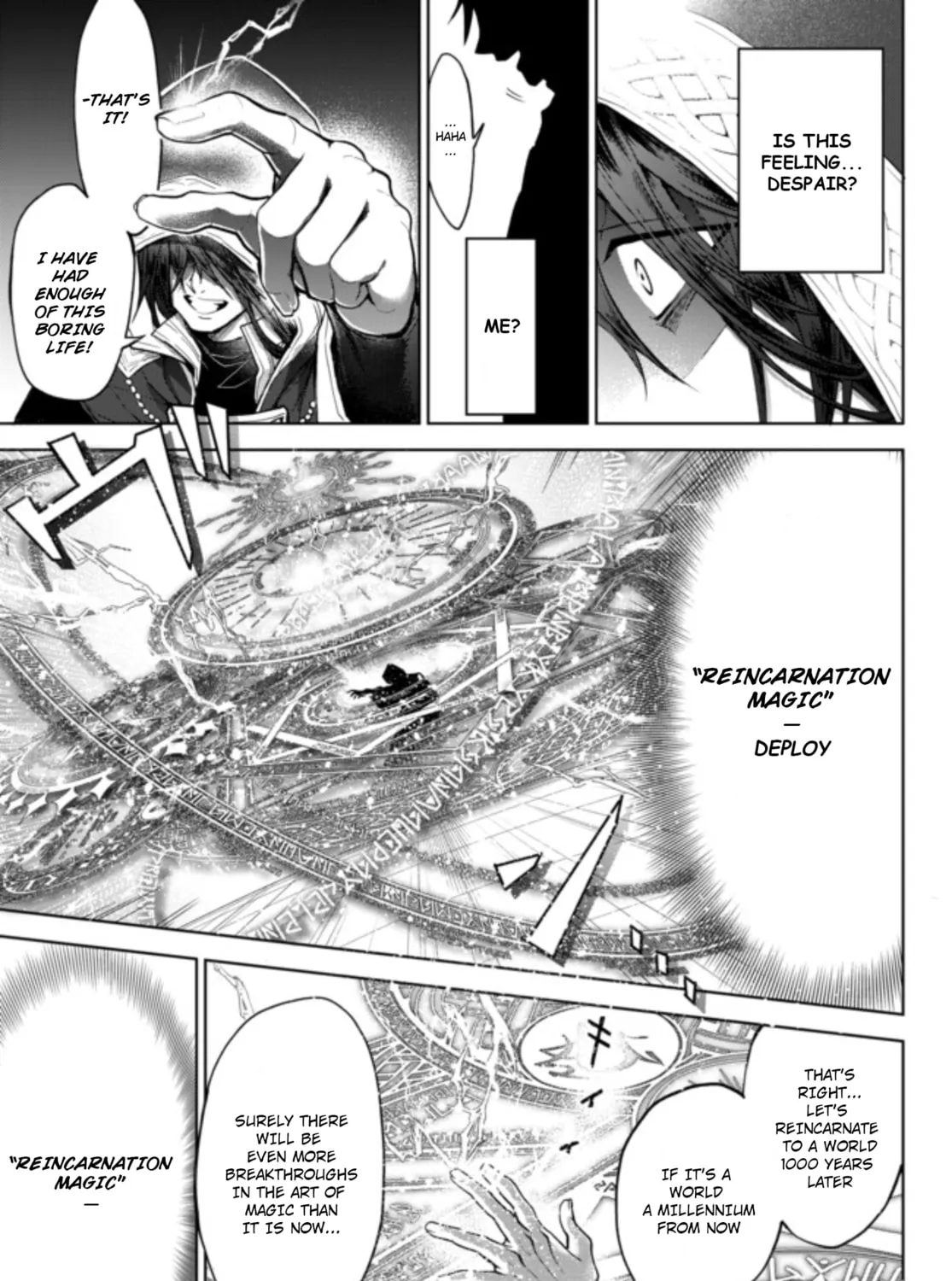 Reincarnated • The Overpowered Mage Starts a New Life ~Breezing through a World 1000 Years into the Future as the Strongest Mage~ Chapter 1.1 page 6 - 