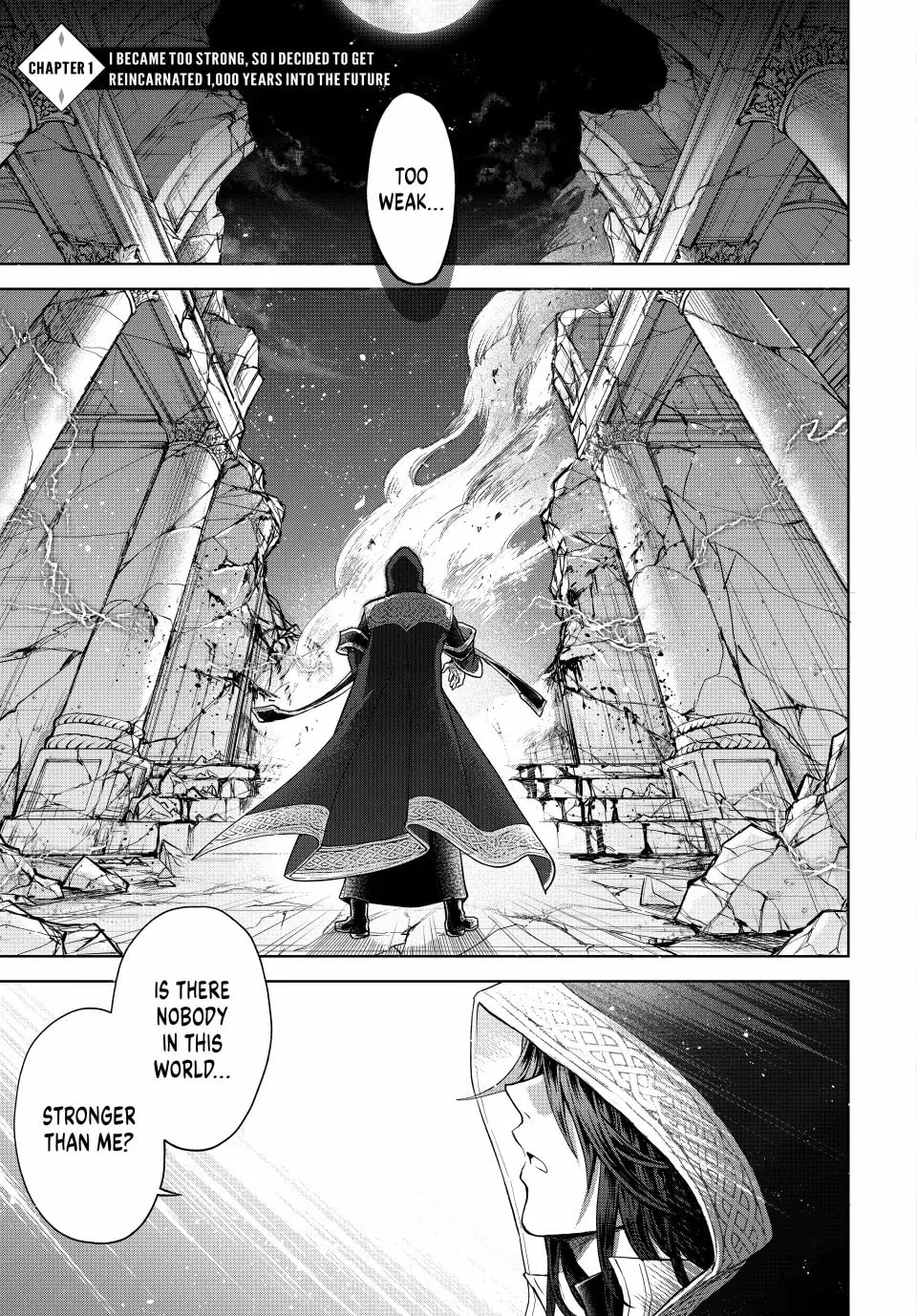 Reincarnated • The Overpowered Mage Starts a New Life ~Breezing through a World 1000 Years into the Future as the Strongest Mage~ Chapter 1 page 1 - 
