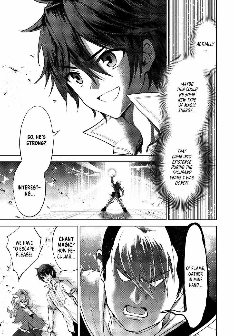 Reincarnated • The Overpowered Mage Starts a New Life ~Breezing through a World 1000 Years into the Future as the Strongest Mage~ Chapter 1 page 22 - 