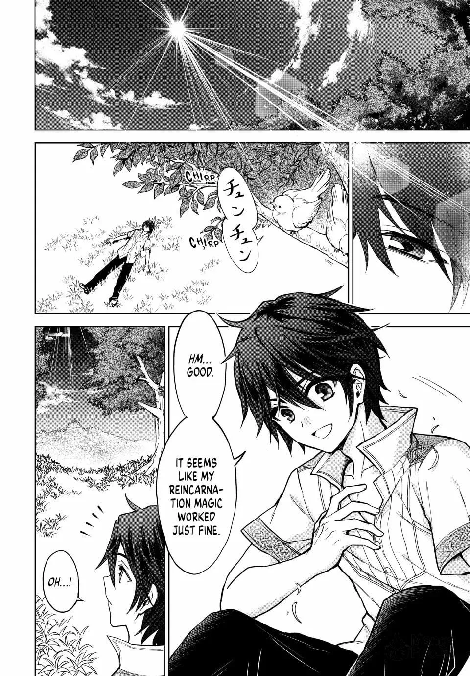 Reincarnated • The Overpowered Mage Starts a New Life ~Breezing through a World 1000 Years into the Future as the Strongest Mage~ Chapter 1 page 5 - 