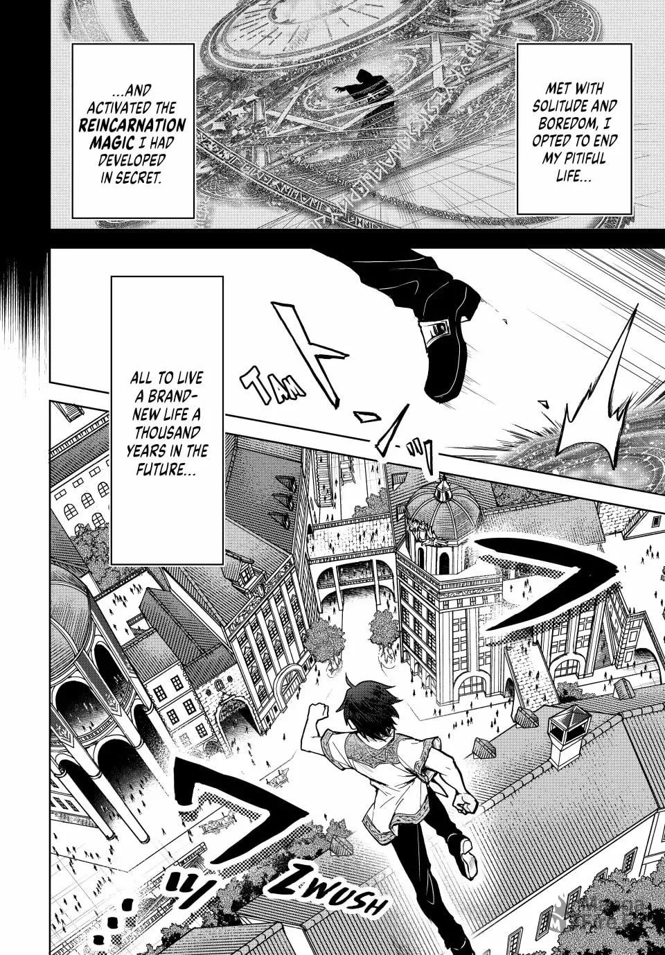 Reincarnated • The Overpowered Mage Starts a New Life ~Breezing through a World 1000 Years into the Future as the Strongest Mage~ Chapter 1 page 9 - 