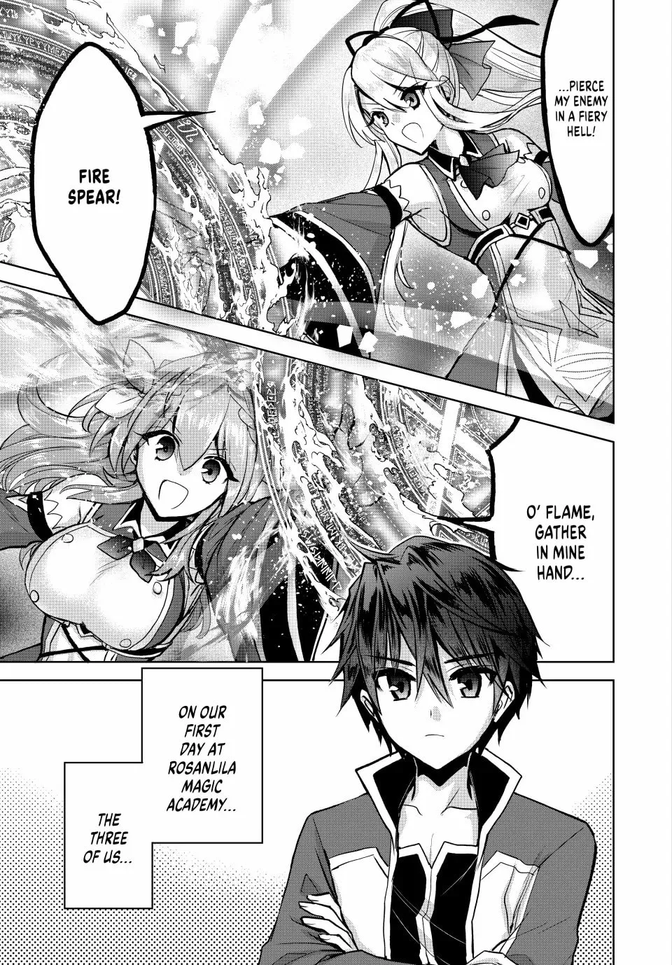 Reincarnated • The Overpowered Mage Starts a New Life ~Breezing through a World 1000 Years into the Future as the Strongest Mage~ Chapter 4 page 1 - 