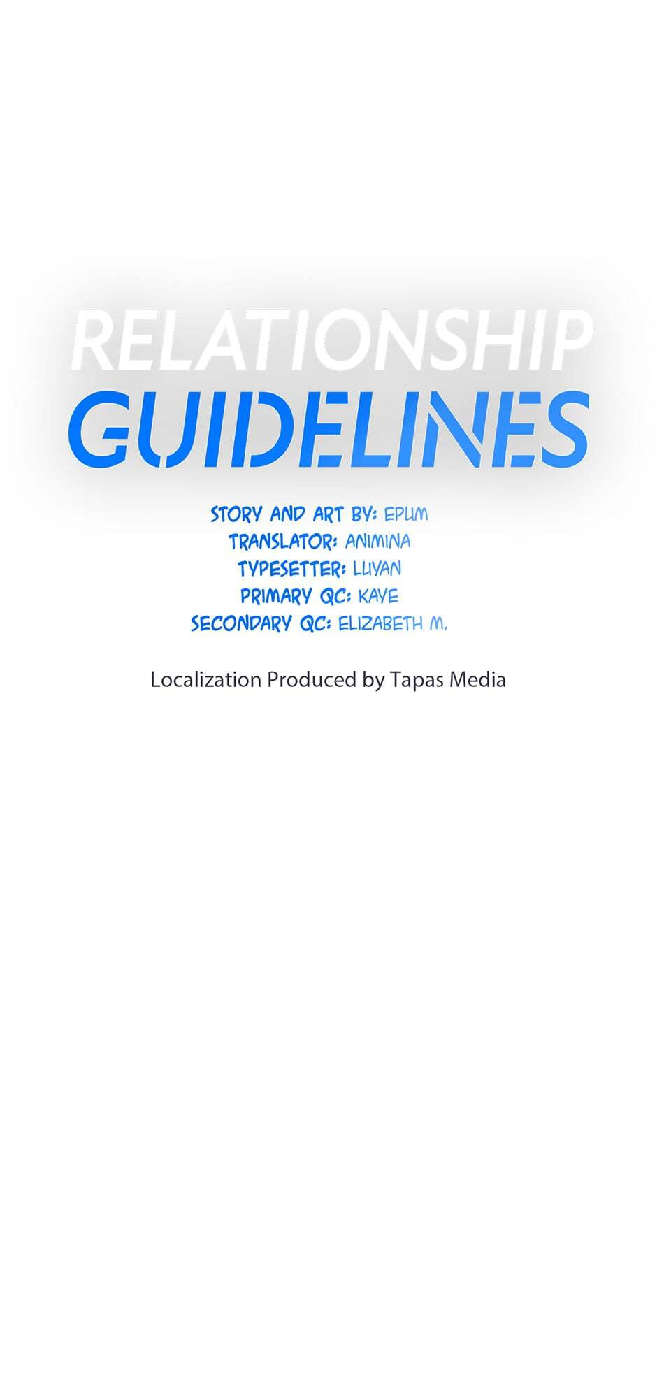 Relationship Guidelines Chapter 73 page 27 - 