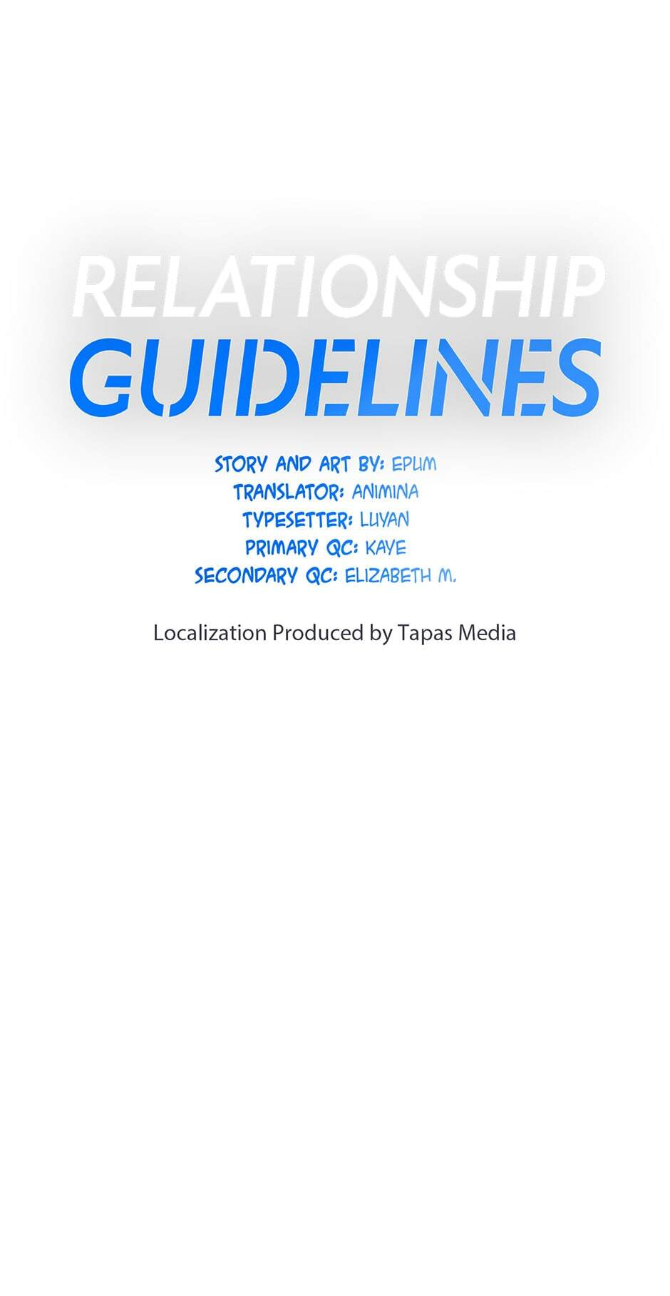Relationship Guidelines Chapter 75 page 37 - 