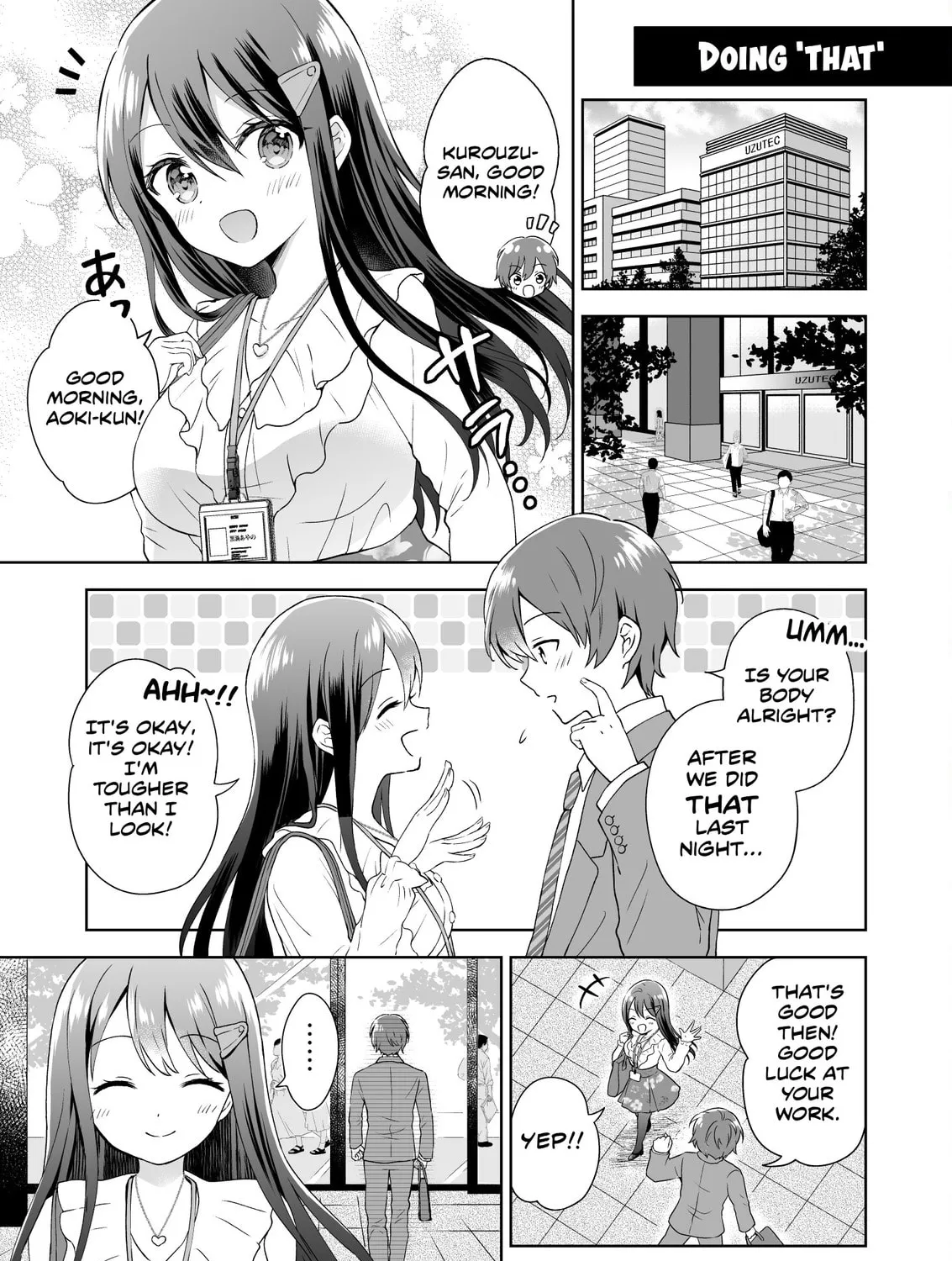 Restless Kurouzu-san Chapter 4 page 1 - 