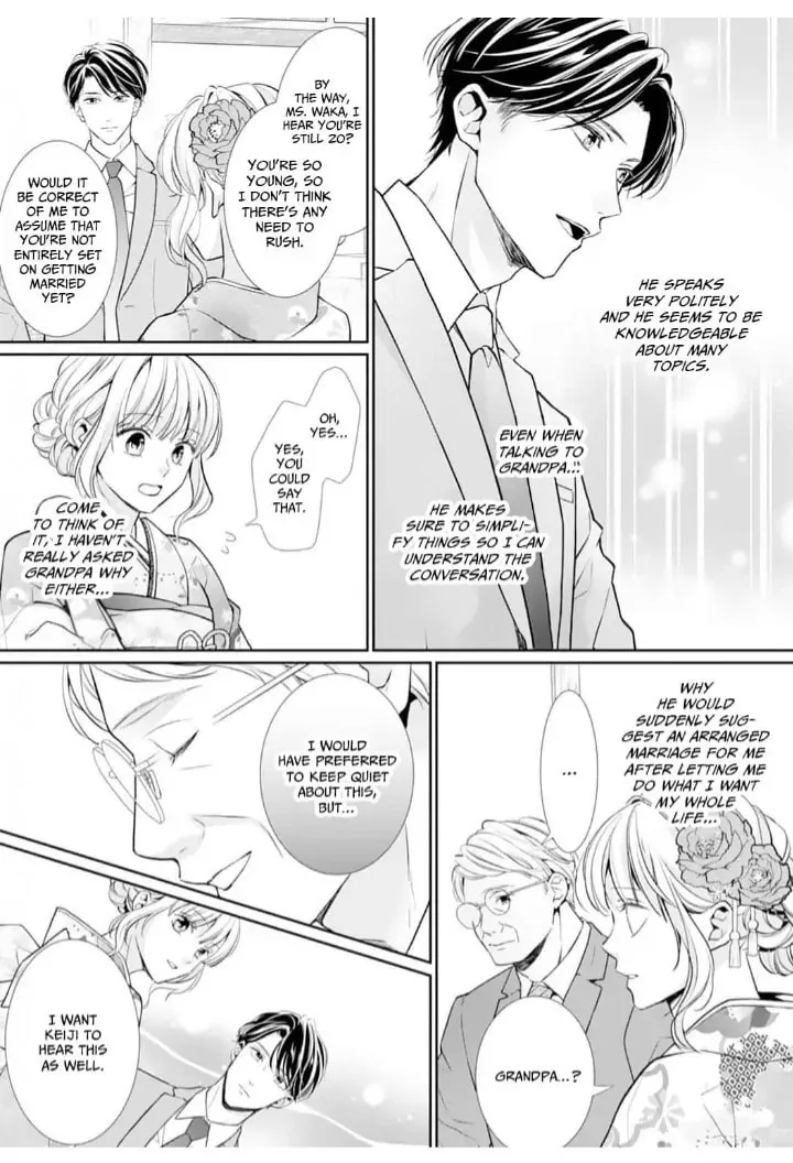 Rikon kara Hajimemashou - Gokujou Shachou wa Omiai Tsuma wo Nogasanai Chapter 1 page 13 - 