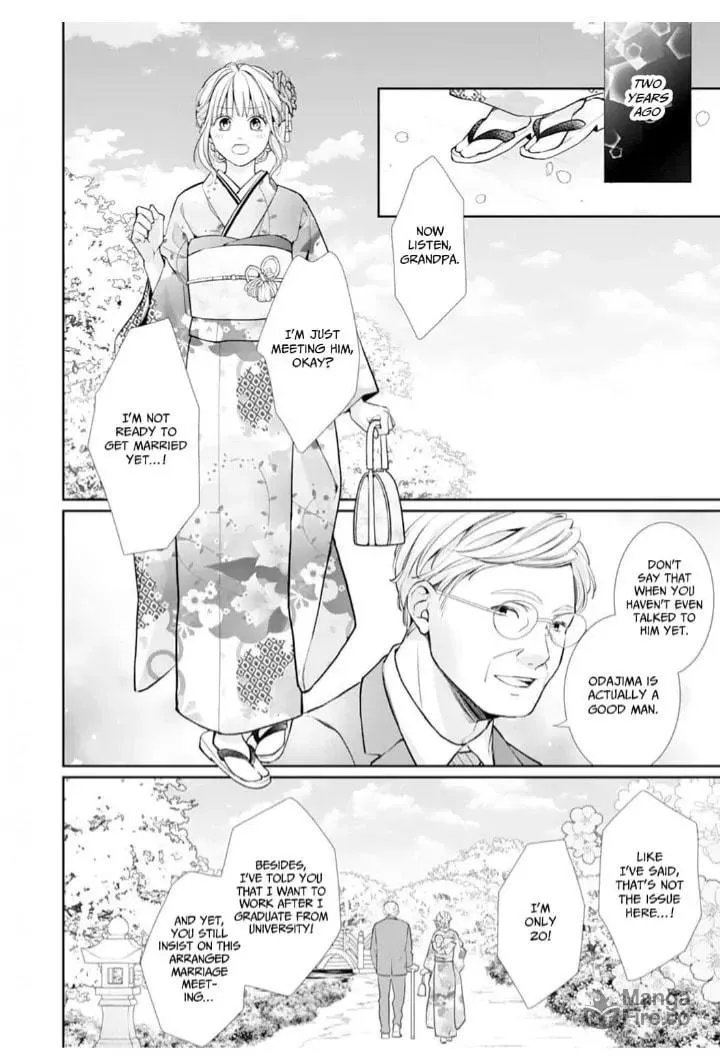 Rikon kara Hajimemashou - Gokujou Shachou wa Omiai Tsuma wo Nogasanai Chapter 1 page 6 - 