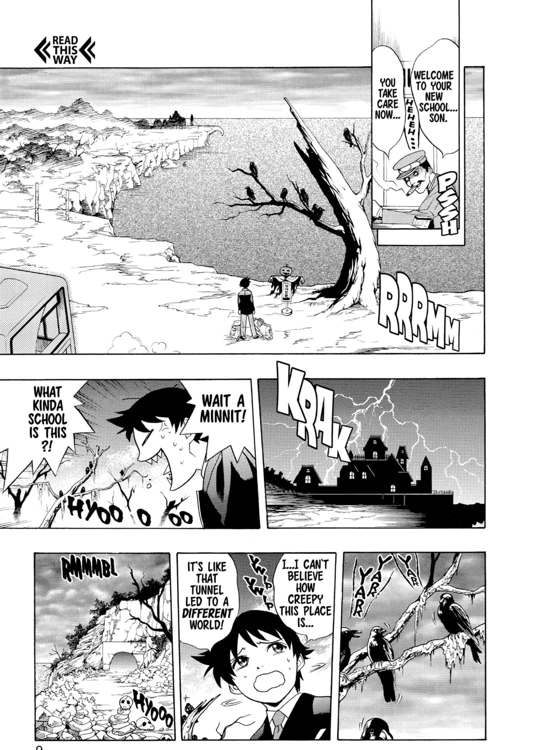 Rosario+Vampire Chapter 1 page 7 - 
