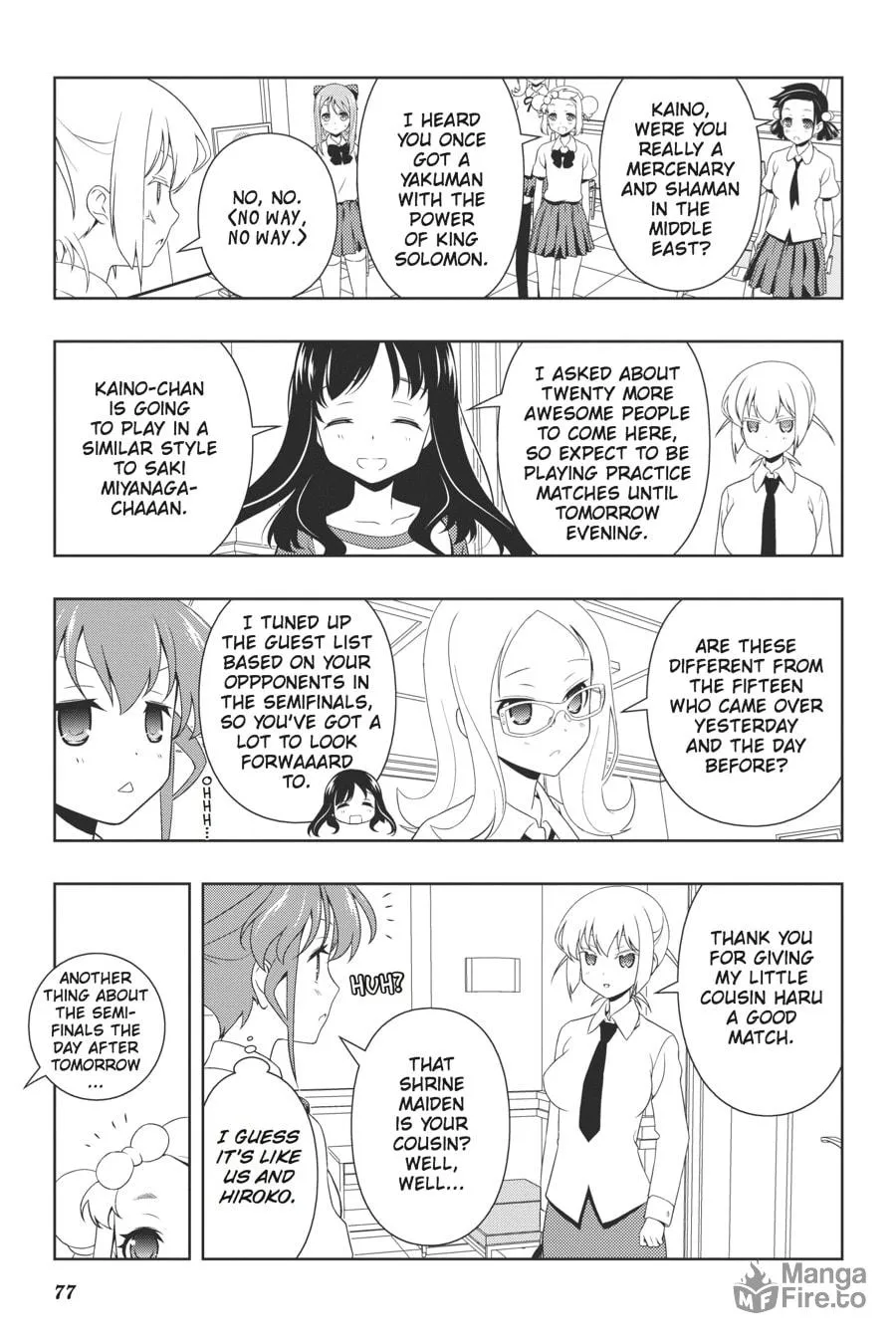 Saki Chapter 100 page 5 - 