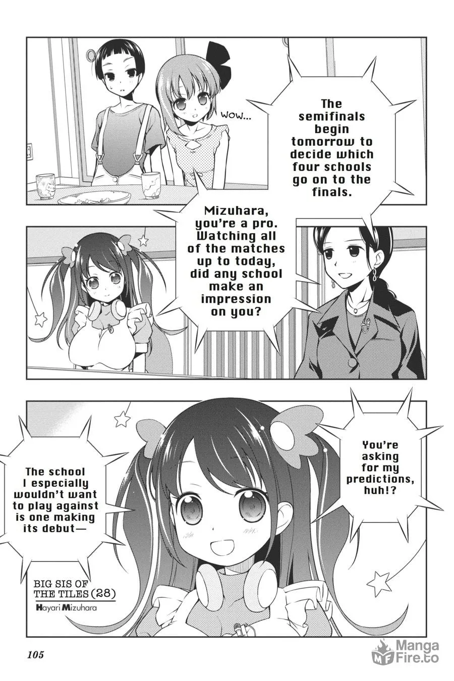 Saki Chapter 101 page 15 - 