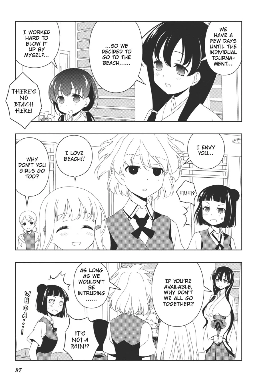 Saki Chapter 101 page 7 - 