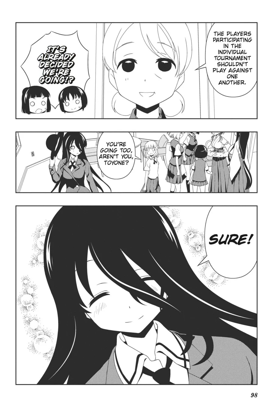 Saki Chapter 101 page 8 - 