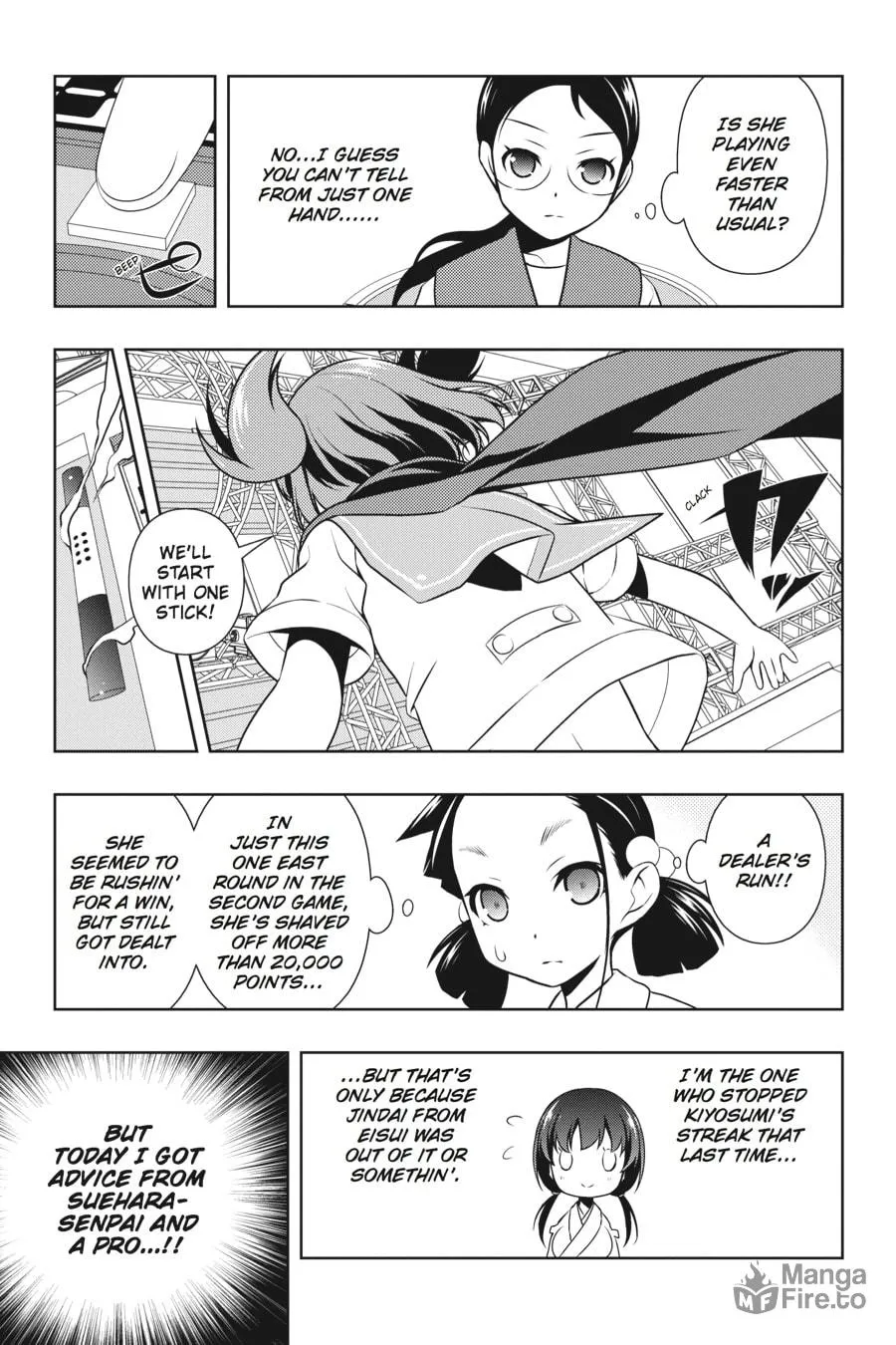 Saki Chapter 107 page 12 - 