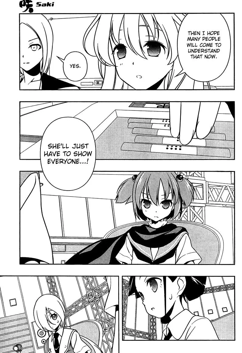 Saki Chapter 108.1 page 15 - 
