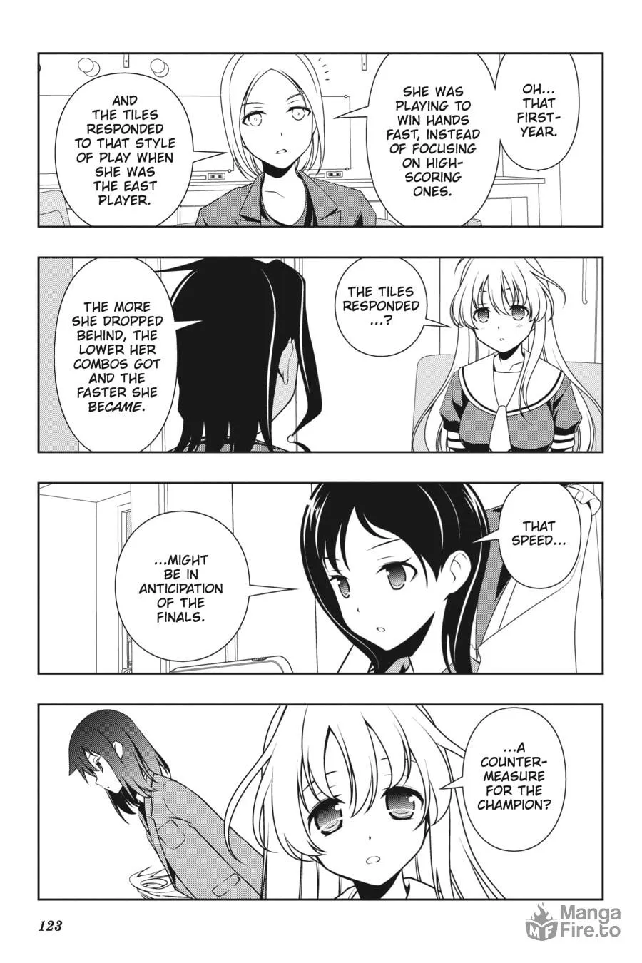 Saki Chapter 114 page 3 - 
