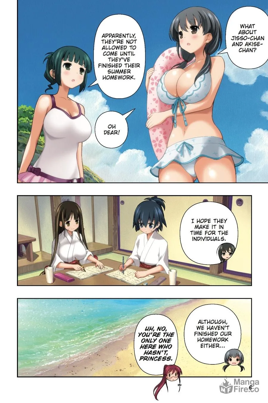 Saki Chapter 119 page 5 - 