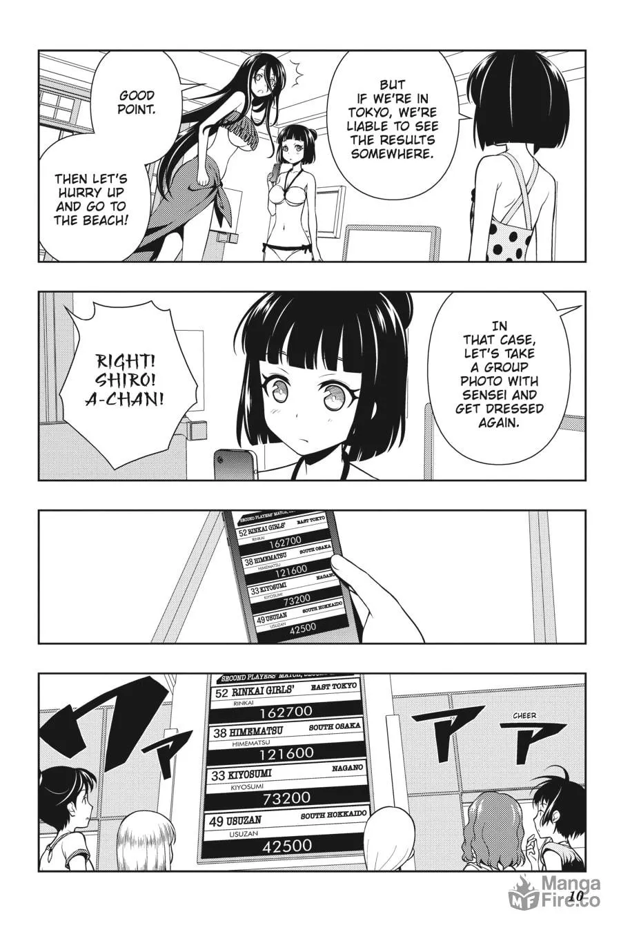 Saki Chapter 119 page 10 - 