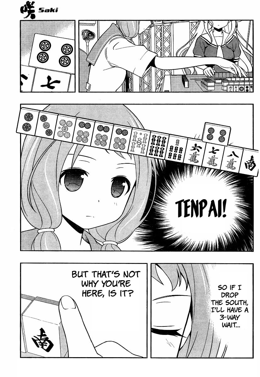 Saki Chapter 127.1 page 8 - 