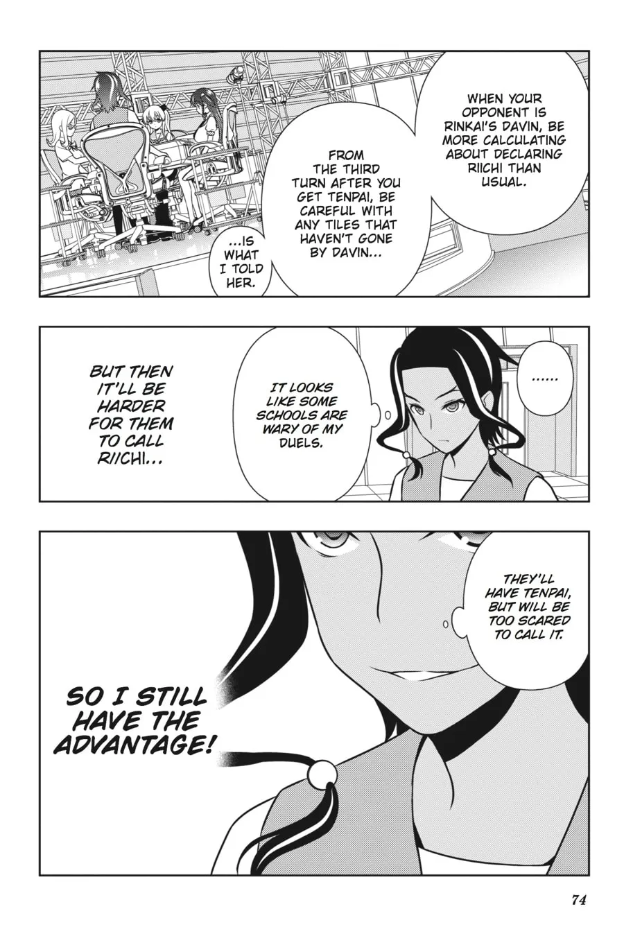 Saki Chapter 135 page 8 - 