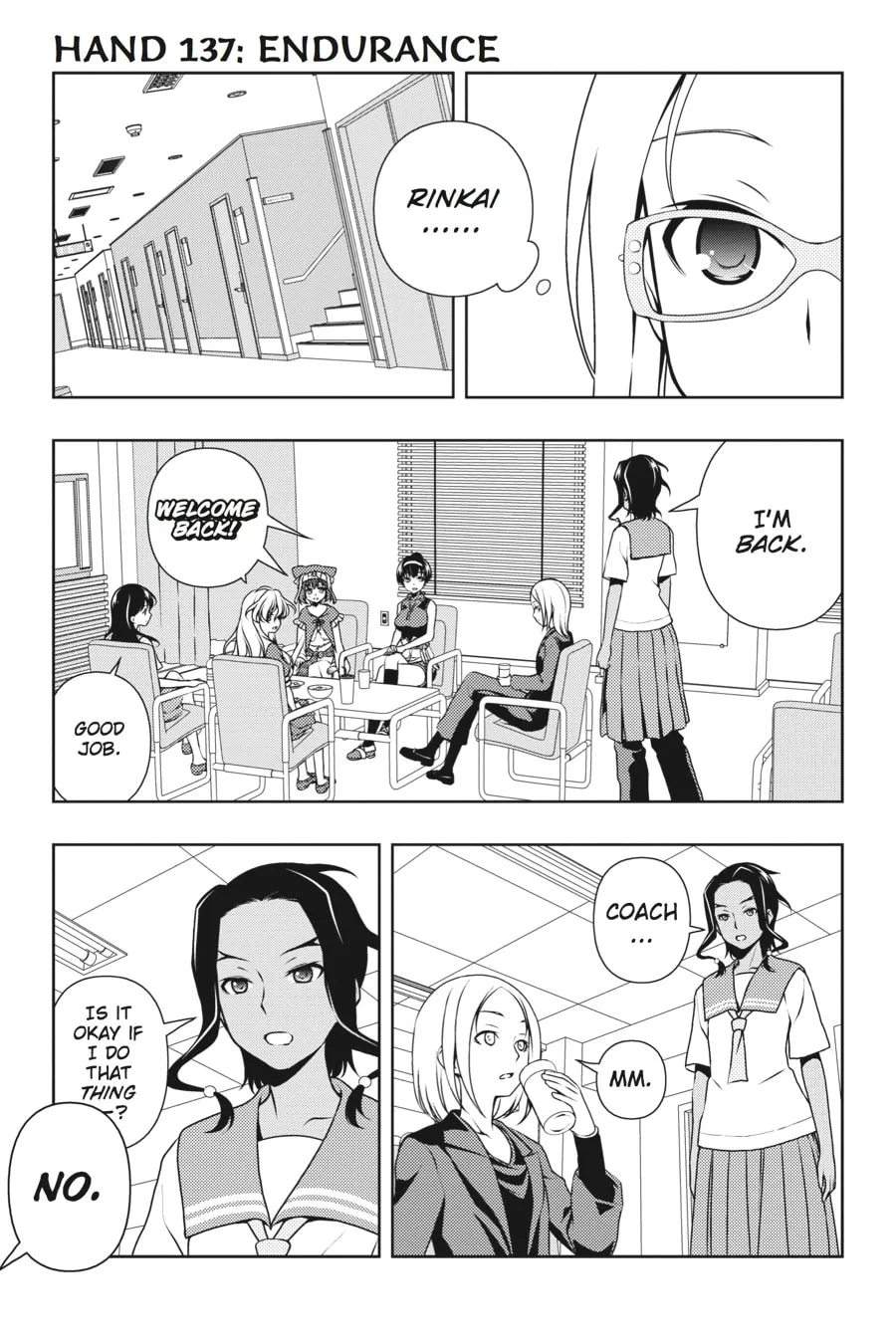Saki Chapter 137 page 1 - 