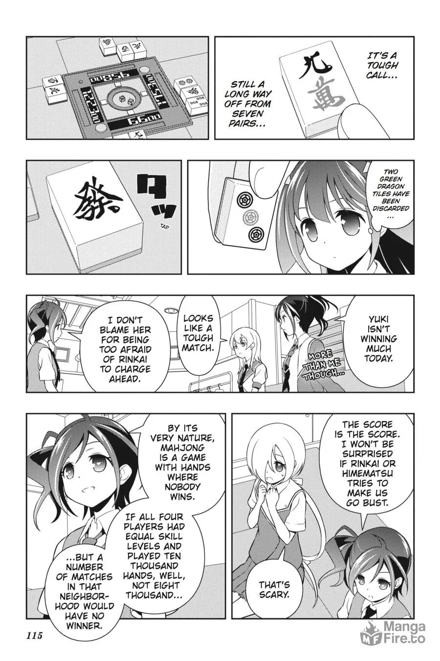 Saki Chapter 137 page 15 - 