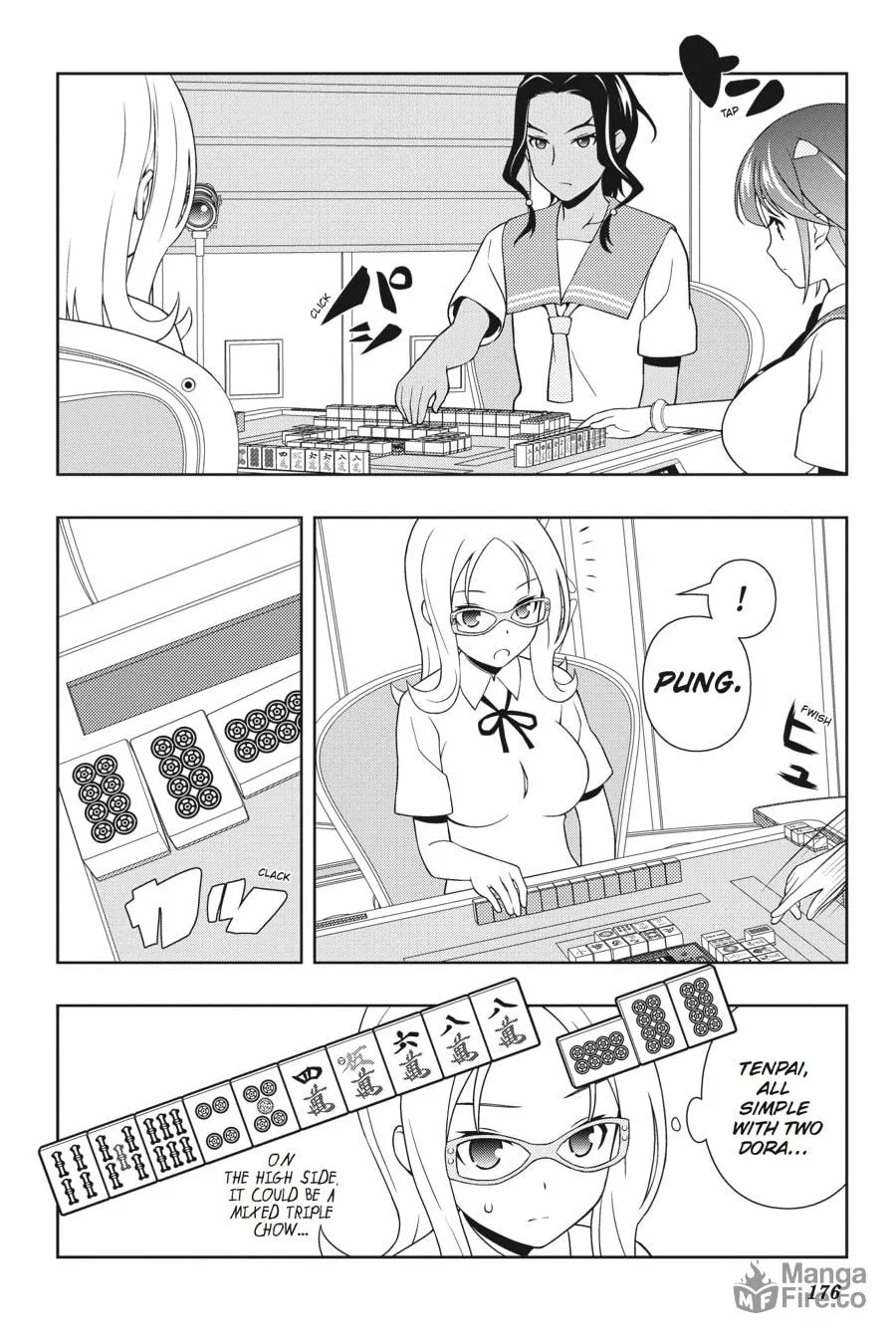 Saki Chapter 141 page 12 - 
