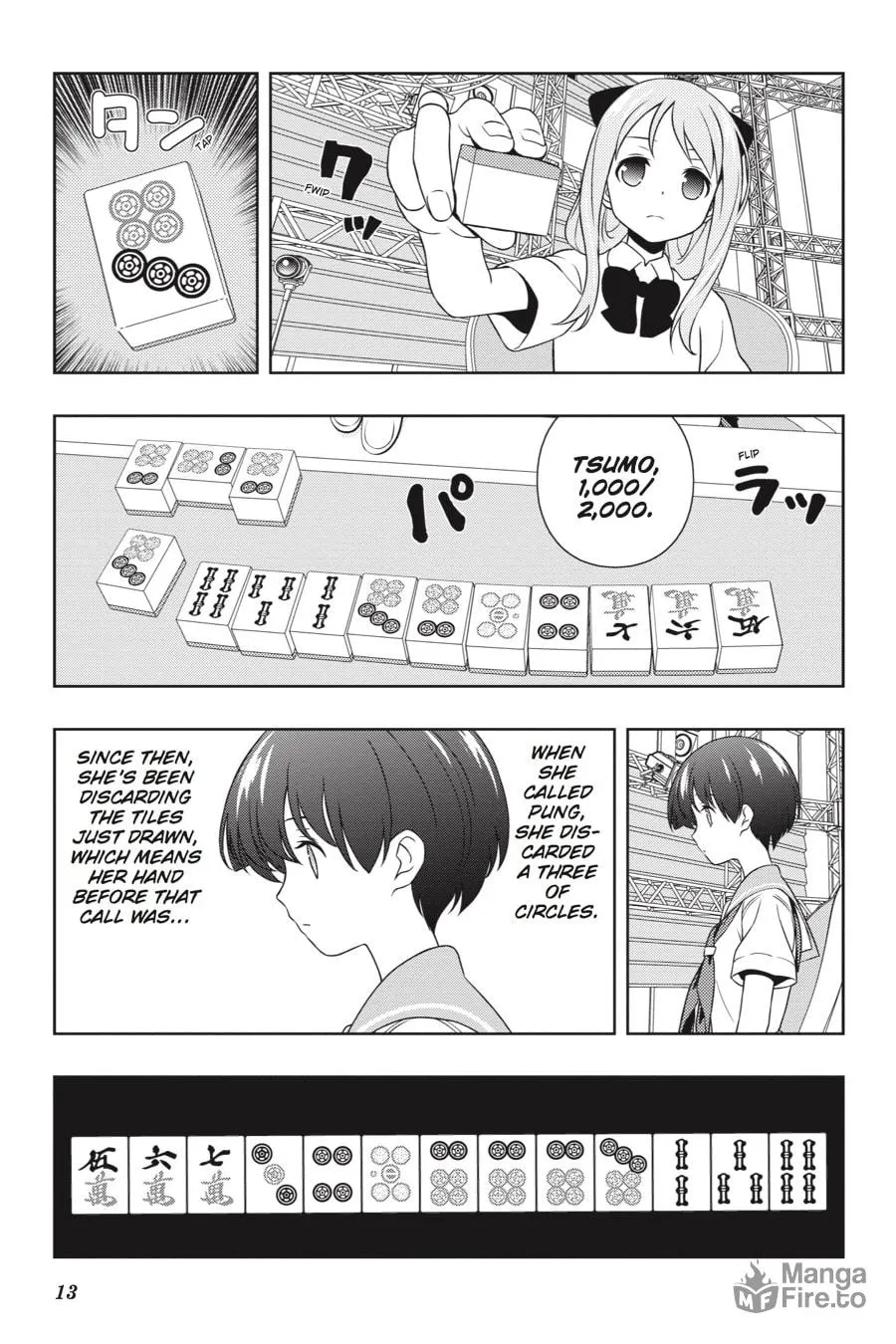 Saki Chapter 143 page 12 - 