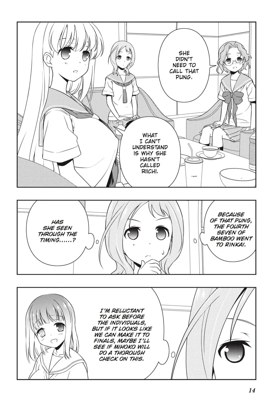 Saki Chapter 143 page 13 - 