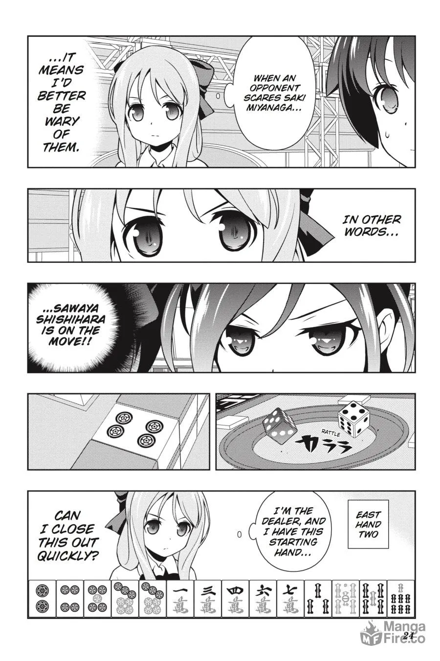 Saki Chapter 144 page 5 - 