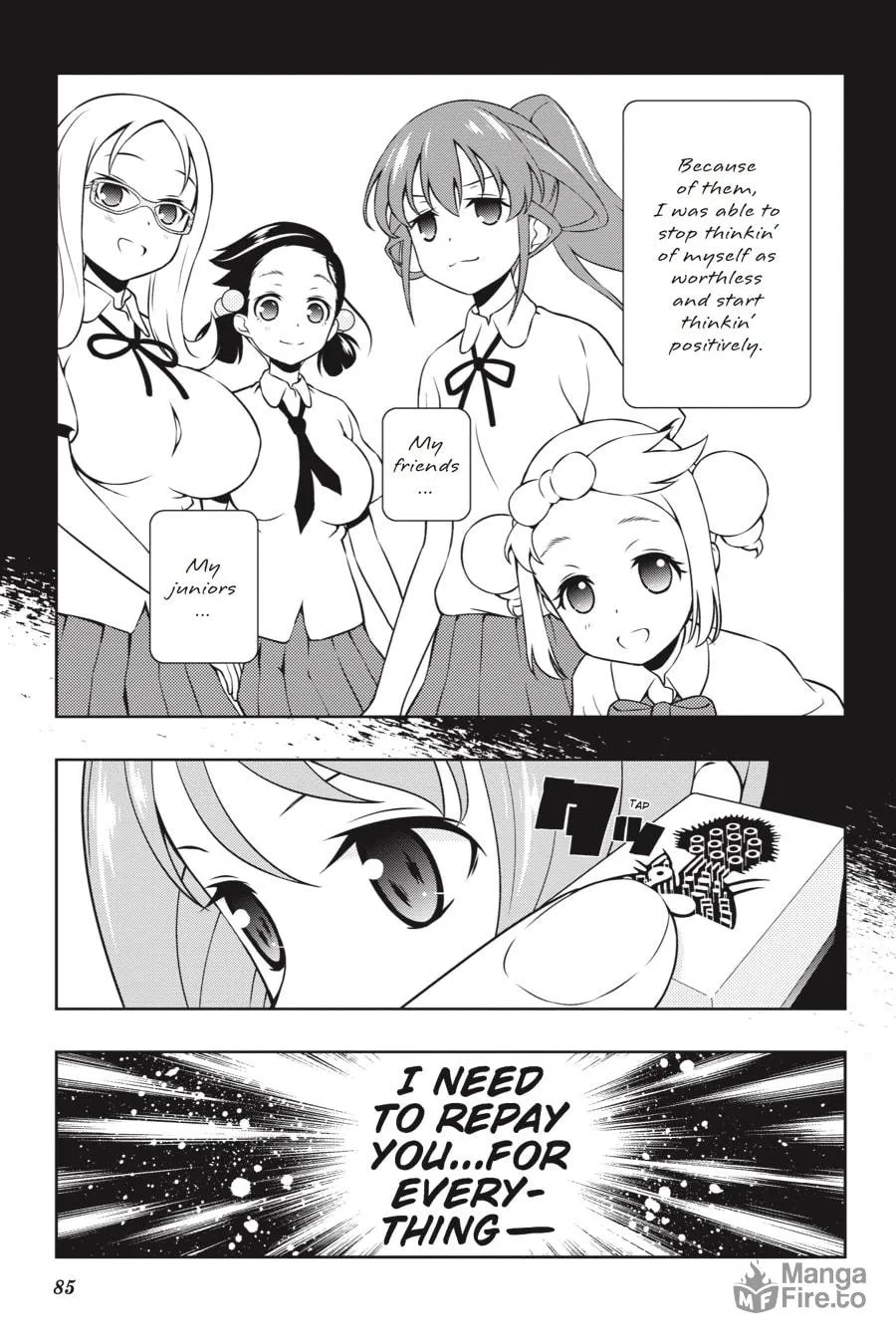 Saki Chapter 147 page 15 - 