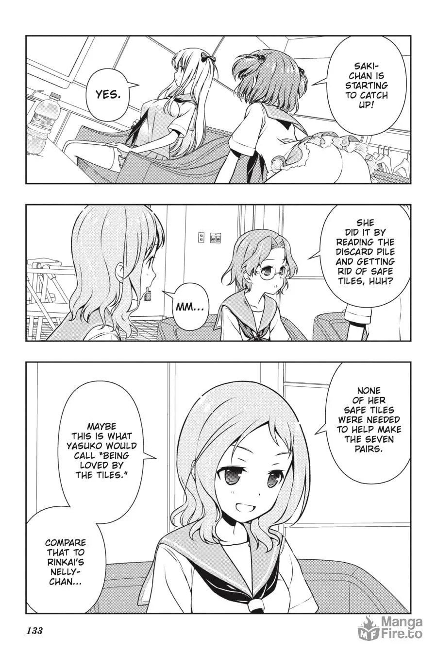 Saki Chapter 150 page 12 - 