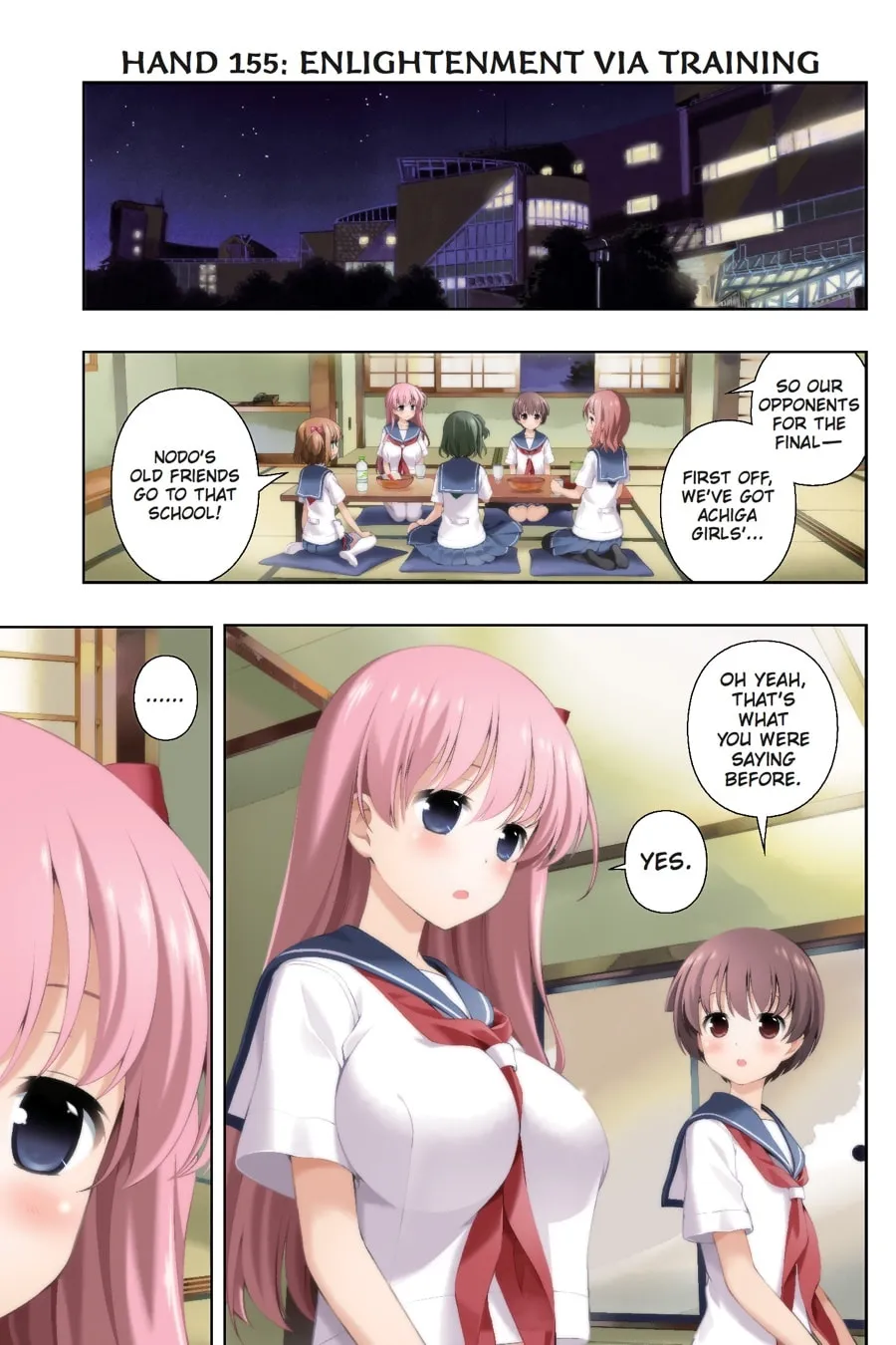 Saki Chapter 155 page 1 - 