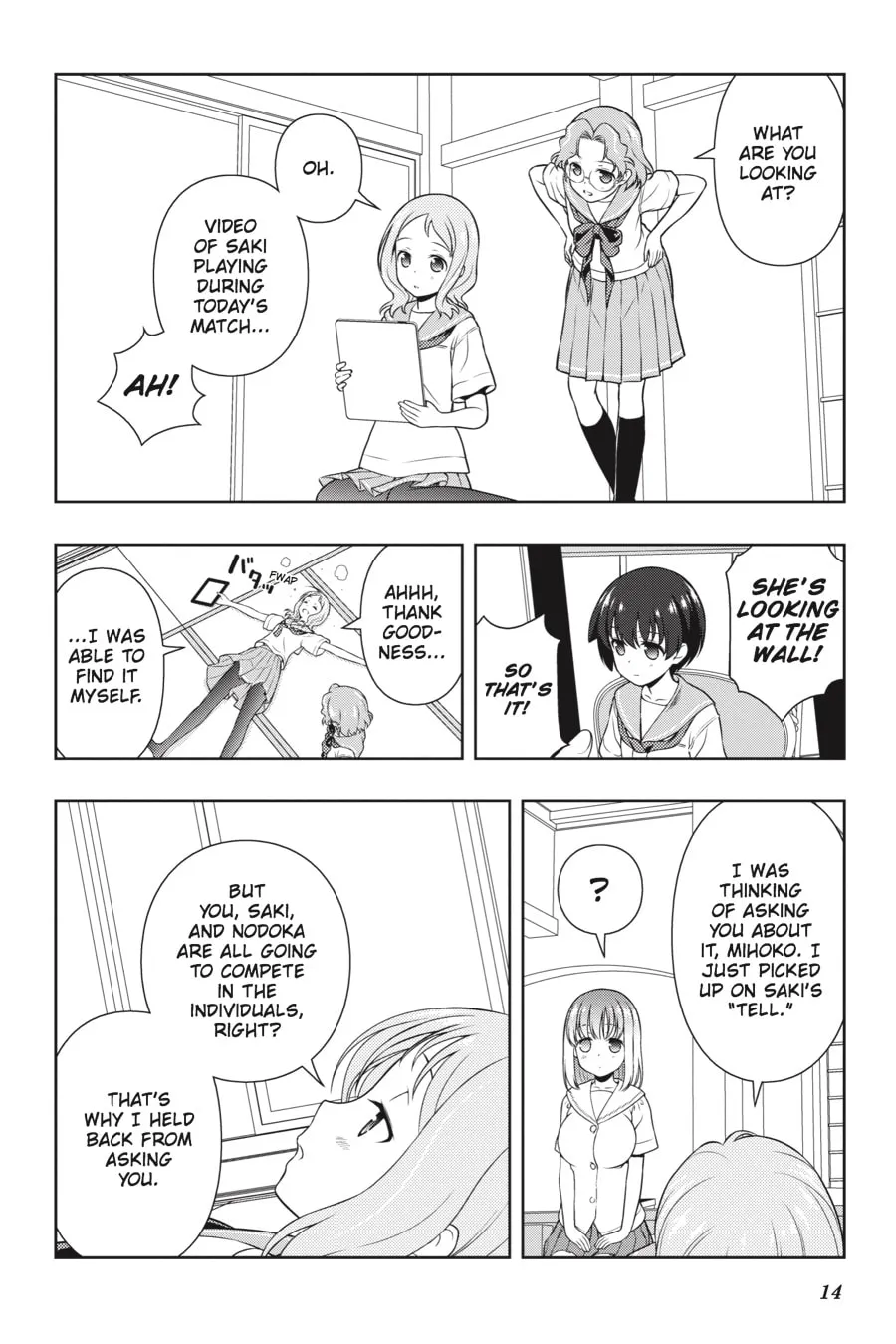 Saki Chapter 155 page 13 - 
