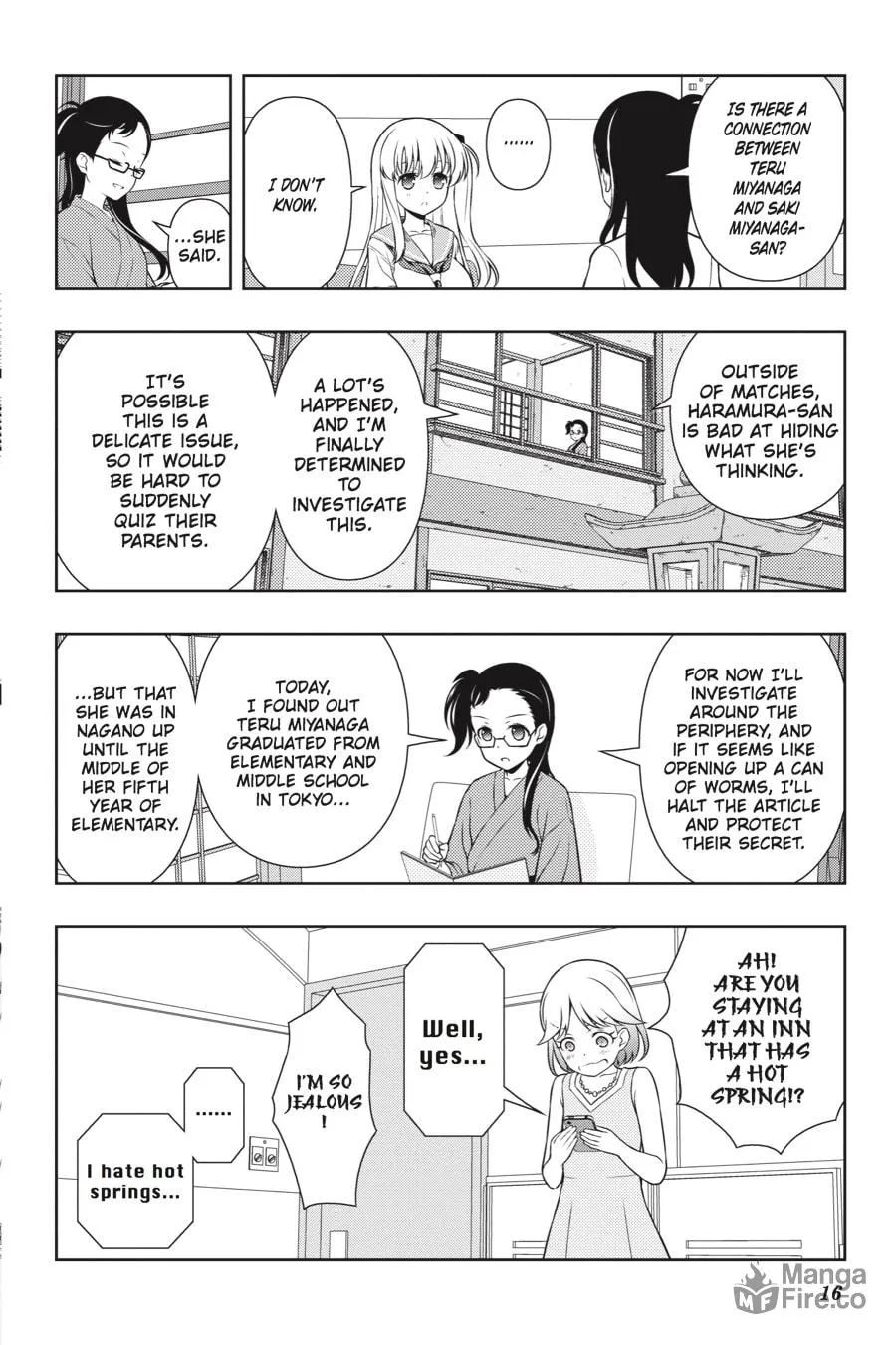 Saki Chapter 155 page 15 - 
