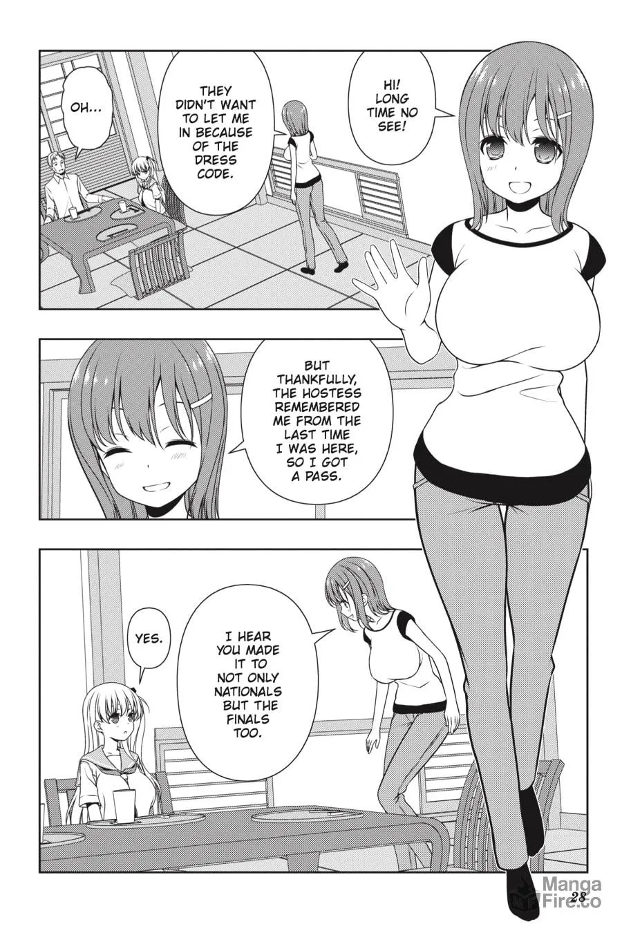 Saki Chapter 156 page 12 - 