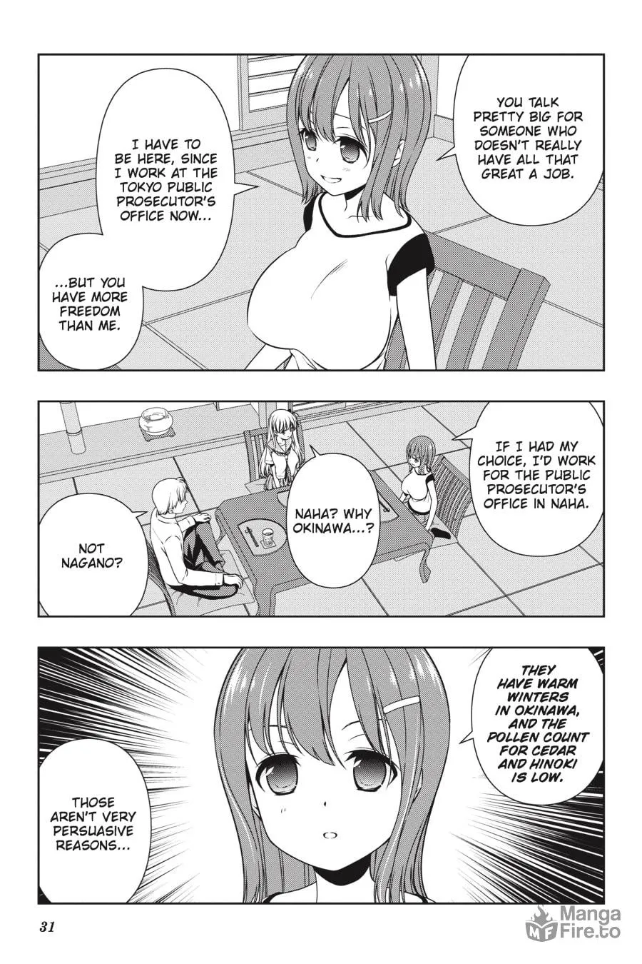 Saki Chapter 156 page 15 - 